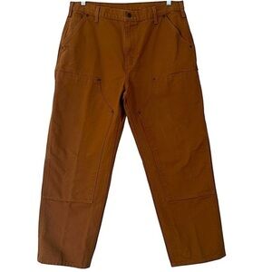 1990’s CARHARTT DOUBLE KNEE CANVAS UTILITY PANT SIZE 36
